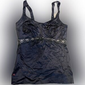NEW never worn Ruby Ribbon Lace Cami 3024 Black Woman's Cami Size 38